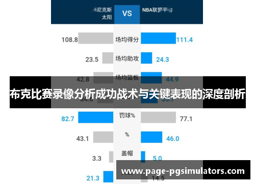 布克比赛录像分析成功战术与关键表现的深度剖析