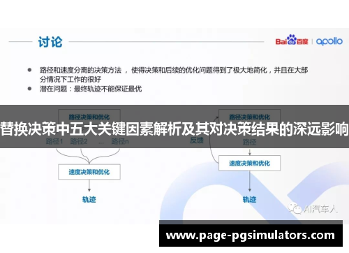 替换决策中五大关键因素解析及其对决策结果的深远影响