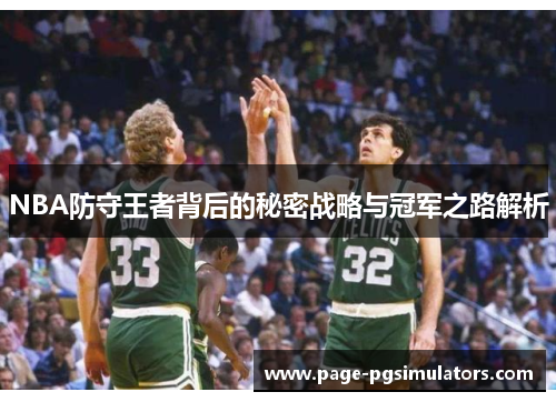 NBA防守王者背后的秘密战略与冠军之路解析