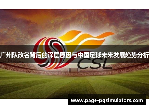 广州队改名背后的深层原因与中国足球未来发展趋势分析