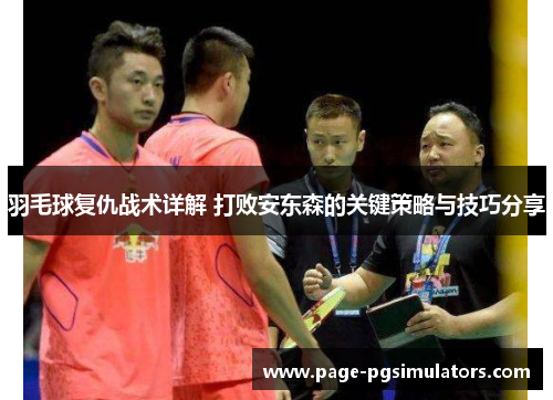 羽毛球复仇战术详解 打败安东森的关键策略与技巧分享